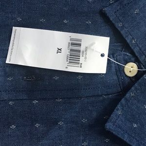 Banana Republic Shirts - Banana Republic dark denim patterned shirt. Banana Republic Shirts - Banana Republic dark denim patterned shirt.